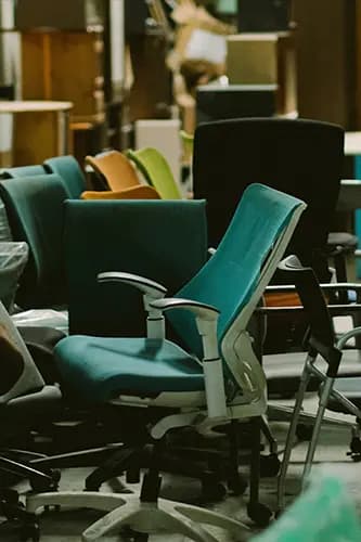 Office clearance waste cleared by JJ's Rubbish Removals